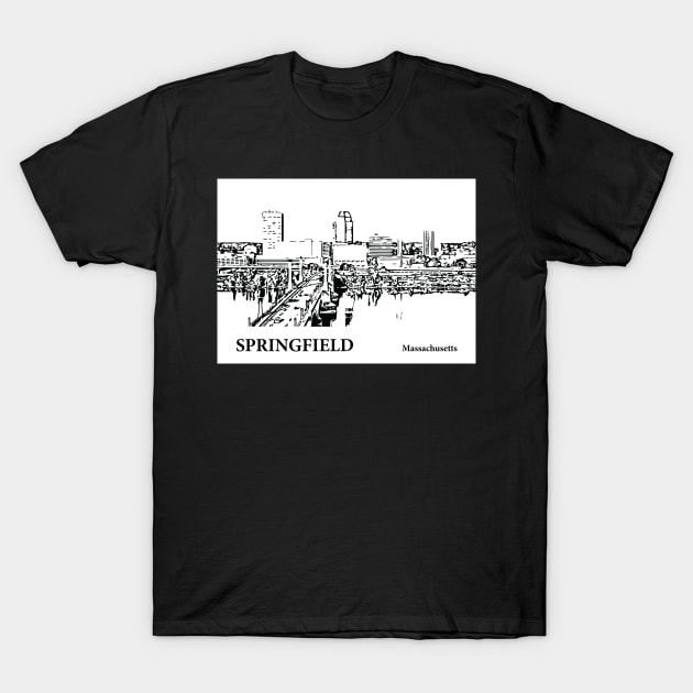 Springfield - Massachusetts T-Shirt by Lakeric